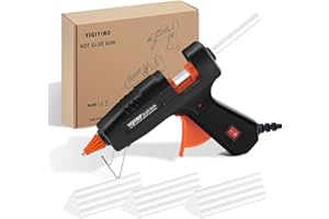 YIQIYIBO Pistola per Colla a Caldo, 30W Pistola Colla a Caldo con 30 Stick Colla a Caldo, Mini Pistole per Colla a Caldo per Arte DIY a Scuola, Artigianato, Riparazioni, Riscaldamento Rapido