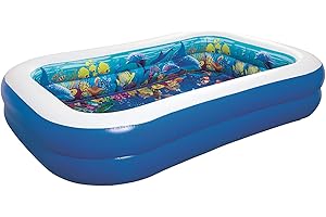 BESTWAY Piscine Aventure Sous Marine 3 diamètre L 262 l 175 h 51 + Acc.
