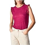 Pepe Jeans Maglietta senza maniche con volante. da donna