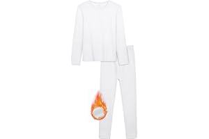 VZV Thermounterwäsche Kinder, Skiunterwäsche Warme Thermo Unterwäsche für Jungen Weiche Funktionswäsche Thermowäsche für Ski, Fußball und Sport