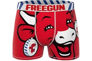 FREEGUN Boxer Homme Coton La Vache Qui rit