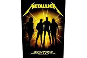 Metallica Back Patch 72 Seasons Band Logo Official Black One Size