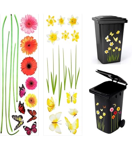Étiquettes Personnalisées Pour Poubelles – Autocollants Vinyle Avec Numéro Et Nom De Rue, 2 Pièces - 11