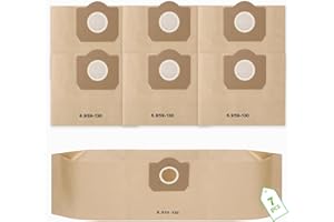 YUKOVEP 7 Sacchetti per Karcher WD3, Sacchi Filtro di per Kärcher MV3 WD3P A2204/2201/2604 Aspirapolvere Ricambi di Accessorio (7 PCS)