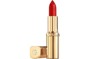‎L'OREAL PARIS L'Oréal Paris Pflegender Lippenstift mit Satin Finish, Argan-Öl und Vitamin E, Color Riche Satin, Nr. 297 Red Passion, 1 x 4,3 g