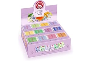 ‎TEEKANNE TEEKANNE Wohlfühlbox Harmonie für Körper & Seele – 12 Kräutertees für Balance & Entspannung – 180 Teebeutel mit natürlichen Zutaten wie Kamille, Ingwer & Pfefferminze – Tee für Genuss & Wohlbefinden
