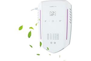 CHARMLINE Purificatore d’aria con ozono e ioni negativi, per eliminare gli odori di stanze per animali, case nuove, bagni e cucine, generatore di ozono per interni, purificatore aria elimina odori