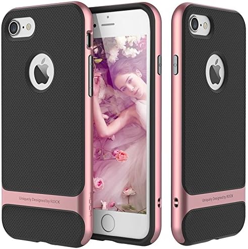 ROCK Ultra Slim Textured Hard PC Soft TPU Case for iPhone 7