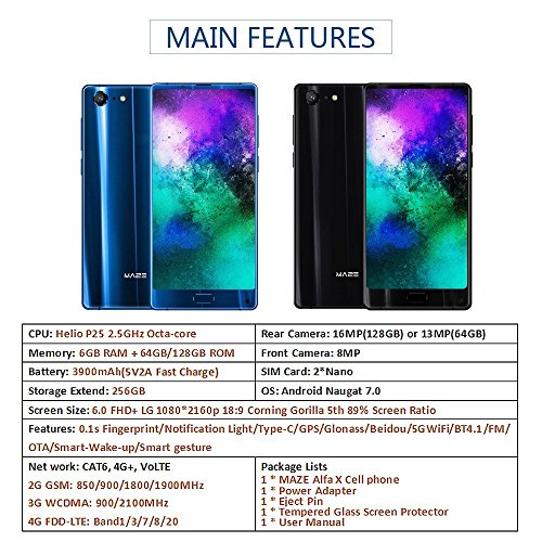 MAZE Alpha X Smartphone, 6.0