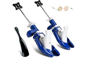 Masvan Shoe Stretcher for Men Women Thick Wide Feet, 6-Way Shoe Tree Expander Adjustable Length Width & Height, Sneakers Widener Spin Loosen Toe Box Heel High Instep