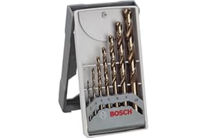 Bosch Accessories 2608589296 Jeu de 7 Foret à métaux Mini X-Line HSS-Co 135° 2 x 3 x 4 x 5 x 6 x 8 x 10 mm