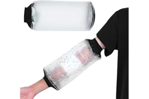 ExcellaElite Picc Line Covers Upper Arm Black Arm Waterproof Protector,Waterproof Arm Cover for Shower Pvc Cast Cover for Shower Arm,Plaster Cast Waterproof Cover Arm for Wound Care,Limb Protection