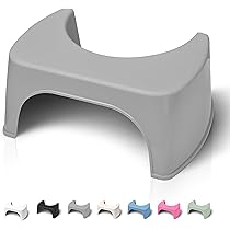 Sgabello WC HEKOBAG - Poggiapiedi Ergonomico In Plastica, Antiscivolo, Per Adulti E Bambini, 38.5x20x18 Cm - Foto 4