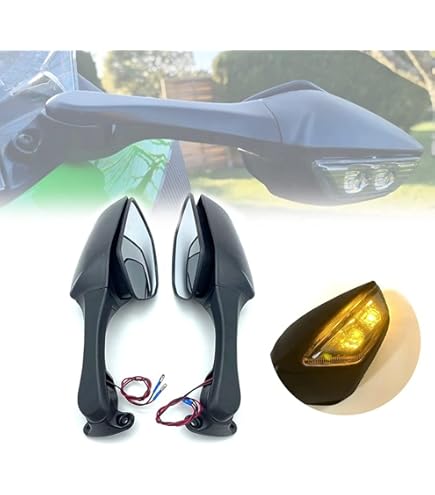 り Gear Up OM31 ABS Plastic Folding Rear View Side Adjustable Mirror
