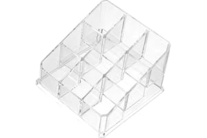DESCONOCIDO Organizador transparente para pintalabios - 9/24/36/40 Grid Clear Cosmetic Holder para brillo de labios, tubos de lápiz labial | Vitrinas de almacenamiento y organización de lápiz labial Yiida