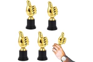 SVOCK 4Pezzi Coppa Trofeo, Coppe e Trofei Pollice, Trofeo Calcio Coppa Personalizzata Ispirare i Bambini a Crescere, Coppa Calcio per l'Utilizzo in Eventi Sportivi Cerimonie di Premiazione Feste