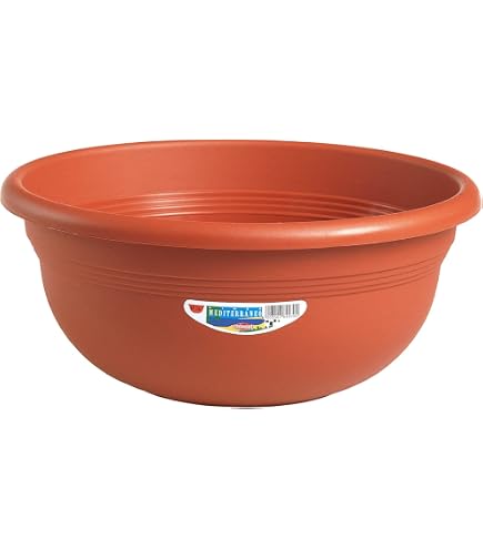 Ciotola Per Fiori In Plastica 80 Cm - Vaso Rotondo Nextrade Italia | GIARDINO