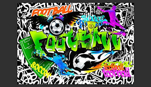 FOTOTAPETE 250×175 cm – VLIES TAPETE PREMIUM – PROFI QUALITÄT – 3 Farben zur Auswahl – Top moderne Wanddeko – Wandbilder XXL – Riesen Wandbild – Top Design Tapete – Neue exklusive Edition mit noch besser Druckauflösung – Deutsches Premium Vlies – Graffiti i-A-0111-a-b - 4