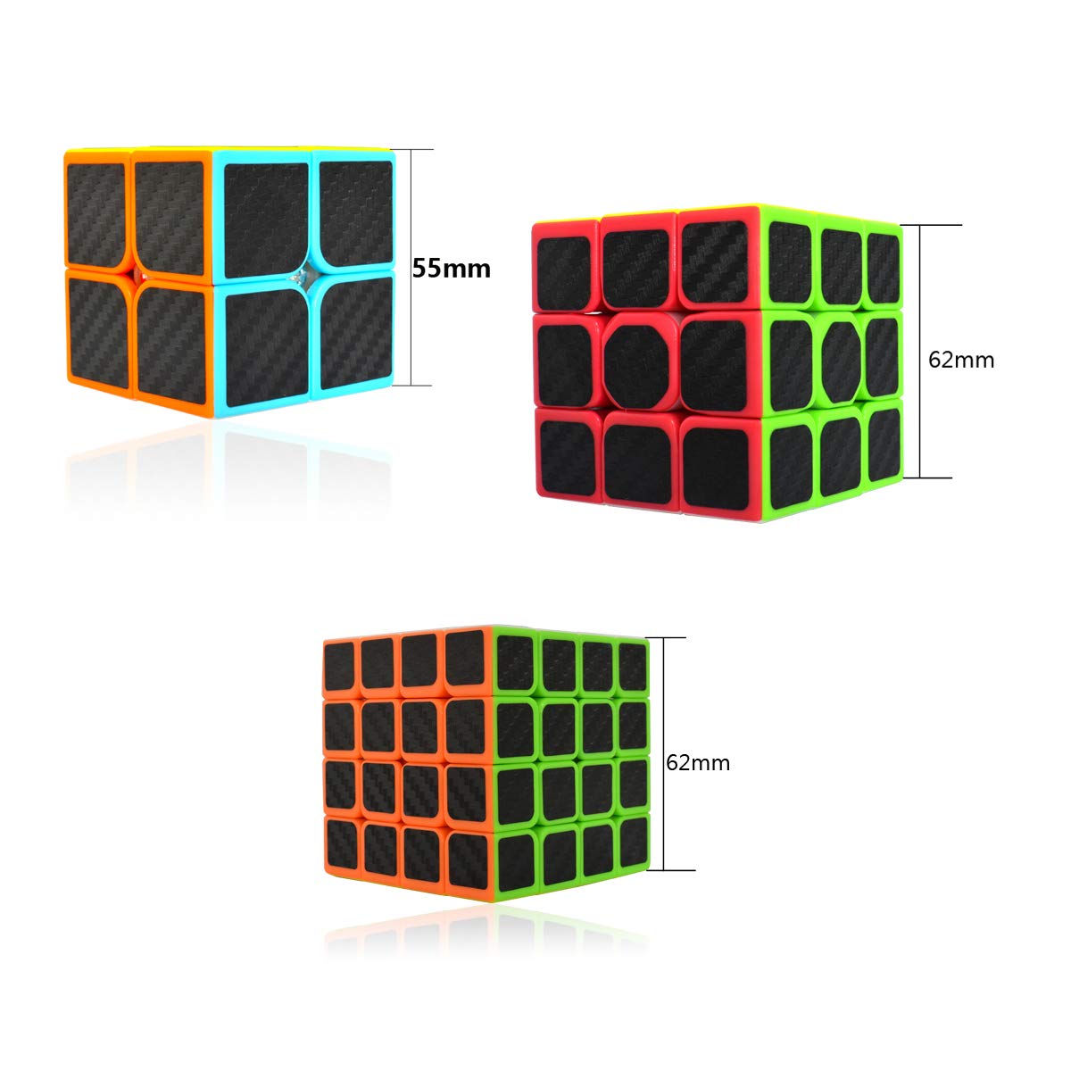 Maomaoyu Speed Cube Fibra de Carbono Cubo Magico - Imagen 4