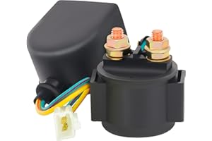 OuYi Motocicleta Solenoide Relé De Arranque para 4-Stroke GY6 Engine 50cc 150cc 200cc 250cc ATV Dirt Bikes Scooters Go Kart Dne Buggys Quad 4 Wheelers Pit Bike Moped Roketa SSR Taotao Sunl