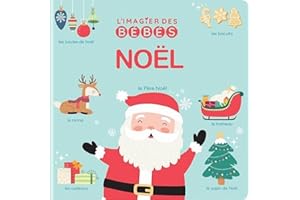 L'imagier des bébés Noël - Premiers imagiers - tout en carton dès 6 mois