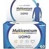 Multicentrum Uomo Integratore Alimentare Multivitaminico, con Vitamina D, D3, Contro Stanchezza e Affaticamento, Per Uomini, 
