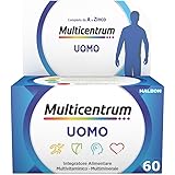 Multicentrum Uomo Integratore Alimentare Multivitaminico, con Vitamina D, D3, Contro Stanchezza e Affaticamento, Per Uomini, 