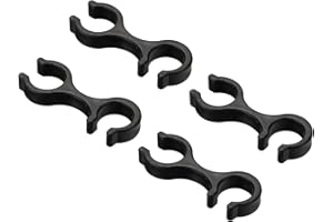 PATIKIL Trekking Polo Clip 4pz Camminata Bastone Accessori Doppio Asta Fibbia Connettore per Esterno Escursioni Campeggio