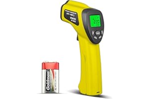 BTMETER Handheld Industrial Infrared Thermometer -50°C ~ 550°C Digital Non-Contact Laser Temperature Gun D:S 12:1 (BT-980D) NOT for Human Temp