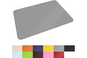 OFFICEMARSHAL Office Marshal Desk Pad de Table pour highquality Bureau et l'école essuyée 65x50 cm Gris
