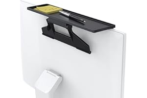 2 PCS Monitor Top Regal Halterungen Stand TV Computer Monitor Büro Schreibtisch Partition Storage Box Stand 13-Zoll-Breite Schwarz