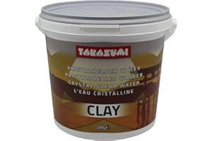QSWEET Takazumi Clay MINERALI E BATTERI per LAGHETTO Stagno Acqua CRISTALLINA 2 kg