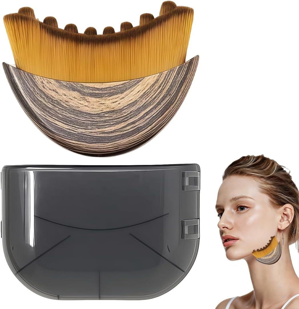 IWIDYA 1 Unidad cepillo facial linfatico – Para Contornos Definidos y Piel Lisa,cepillo facial efecto lifting,para Rostro, Cuello y Mandíbula
