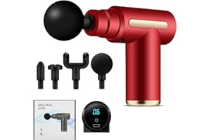 GEEGVV Bcamelys Mini Massage Gun,Muscle Massage Gun,Massage Gun Deep Tissue Massager,LCD Touch Screen,Type-C Percussion Muscle Massager,Portable Muscle Gun Handheld Body Massager for Muscle Relief
