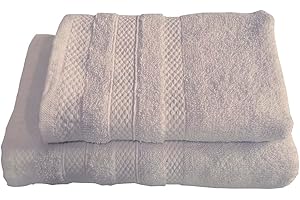 RE SOLE - Set Asciugamani Puro Cotone 1+1 Set Asciugamani Viso e Bidet - Coppia Asciugamani Bagno 500 gr/mq con Ospite | 50x100cm + 40x60cm Beige