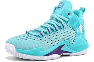 Kmrlofiy Chaussures de Basket-Ball pour Enfants Baskets Mode Garçon Antidérapantes Chaussures de Course Baskets et Chaussures de Sport pour Enfants Sneaker