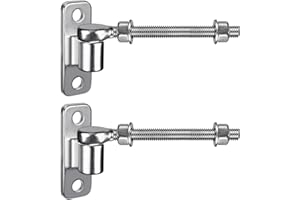 Insaga Torscharnier M12, 2er Schwerlast Gartentor Scharnier 16mm Kloben J-haken zu Bolzen mit Augen Platte Edelstahl Zauntor Torangel Verstellbar zum Schraube für Bauernhof Tor/Feld/Holzzaun, 150mm