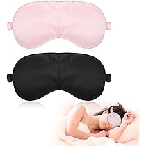 Mascherina Per Dormire Molirex - Doppia Faccia Seta E Cotone Per Sonno Profondo