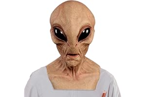 ETUCYNG Máscara Realista De Extraterrestre 2024, Máscara De Alienígena Aterradora, Máscaras De Extraterrestres De Látex De Cabeza Completa, Máscaras Realistas Para Hombres Y Mujeres