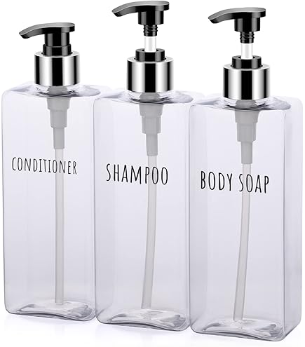 Dispenser Sapone 3 Pezzi | Bottiglie Pompa 450ml | Verde | Per Bagno E Cucina | Con Imbuto - Foto 9