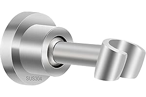 Drenky Uchwyt na słuchawkę prysznicową ze stali nierdzewnej 304 uchwyt prysznicowy ze stali nierdzewnej uniwersalny uchwyt prysznicowy regulowany 360° ze śrubami instalacyjnymi