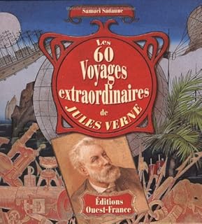 jaquette livre LES 60 VOYAGES EXTRAORDINAIRES DE JULES VERNE