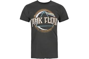 Amplified Pink Floyd On The Run Charcoal Men's Band T-Shirt