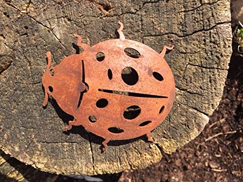 Gartendeko Krone groß offen Metall Rost Deko - 4