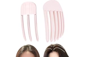 Aucuu 2 Pezzi Pettine per capelli, Clip Della Radice Del Volume, Pettine Per Radici Volume Dei Capelli Ricci, Fermagli per Capelli Volumizzanti Radici, Volume Della Radice Dei Capelli