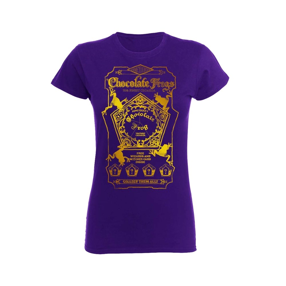 Harry-Potter-Ladies-T-Shirt-Chocolate-Frogs-Size-M-Merchandise-shirts
