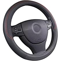 JIE Housse De Volant En Cuir Artificiel Pour Voiture Protection Antidérapante Universelle Pour