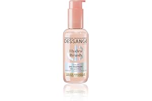 DESSANGE - Sérum Cheveux Sans Rinçage Thermo-Protecteur Hydra Brush - Acide Hyaluronique & Huile De Rose - Hydrate, Protège & Définit - Cheveux Exposés Aux Appareils Chauffants - 110ml