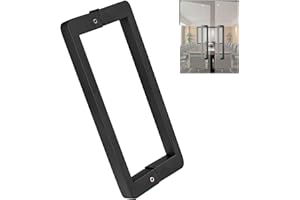 Cokritsm Manija de la puerta de la ducha, piezas de repuesto para la puerta corredera de la cabina de ducha, manija de la puerta de la ducha Manija de la pantalla (Negro(200mm))