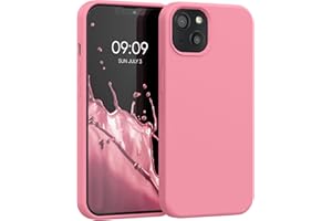 kwmobile Carcasa Compatible con Apple iPhone 13 Funda - Case TPU y Silicona antigolpes - Apto Carga inalámbrica - Caramelo Dulce